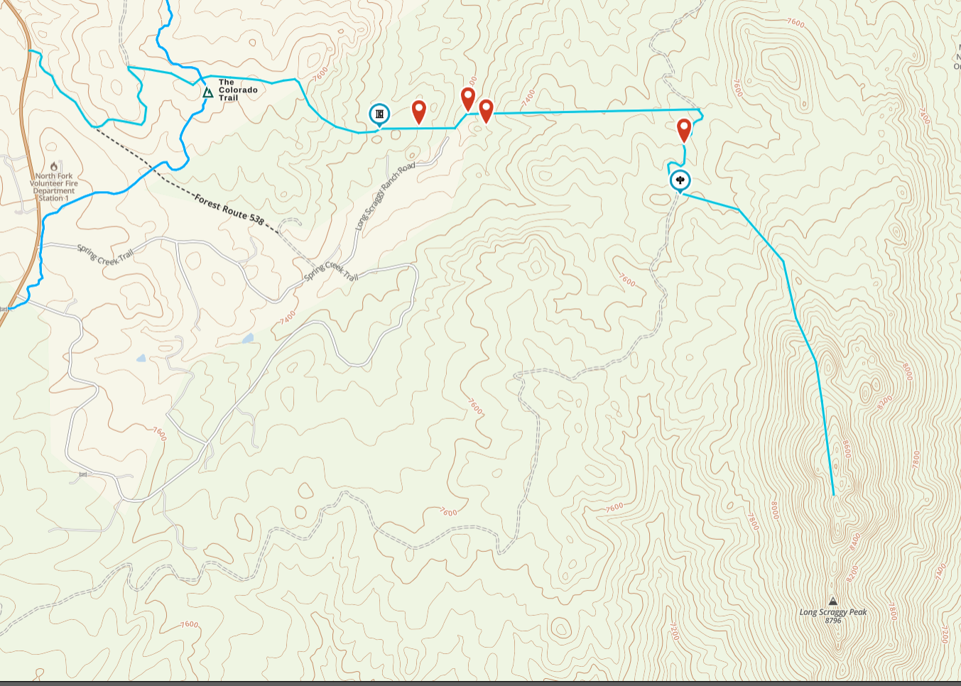 The map and planned route, more or less.